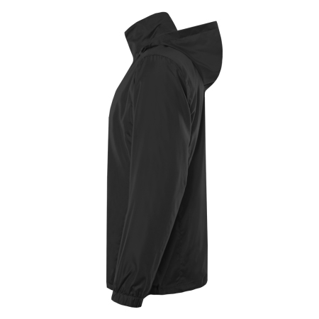 Черная однотонная утепленная ветровка арт. 60, 100% полиэстер, Dewspo 210T | Мерч, униформа и текстиль для бизнеса photo-2