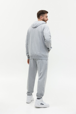 Толстовка мужская STAN с капюшоном на молнии футер без начёса 260, 61, Серый меланж (50) | Мерч, униформа и текстиль для бизнеса photo-10