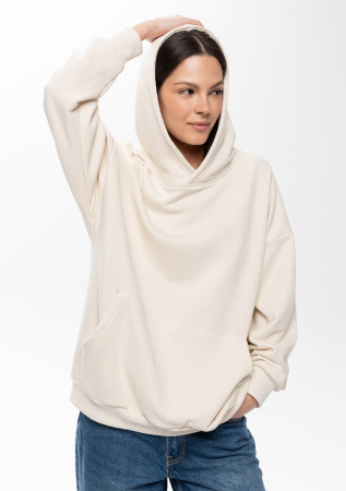 Худи унисекс STAN оверсайз футер без начёса 350, 66, Молочный (11) | Мерч, униформа и текстиль для бизнеса photo-17