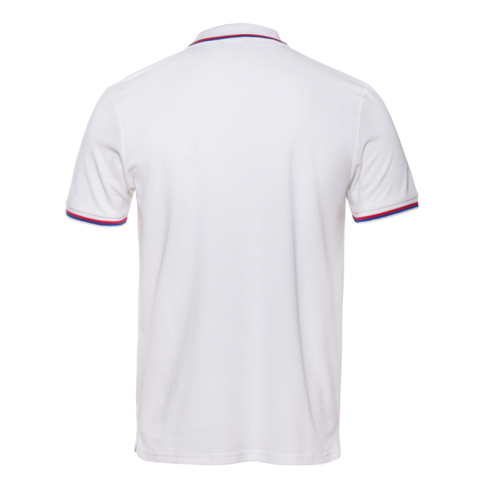 Рубашка поло мужская STAN  триколор  хлопок/полиэстер 185, 04RUS, Белый (10) | Мерч, униформа и текстиль для бизнеса фото-1