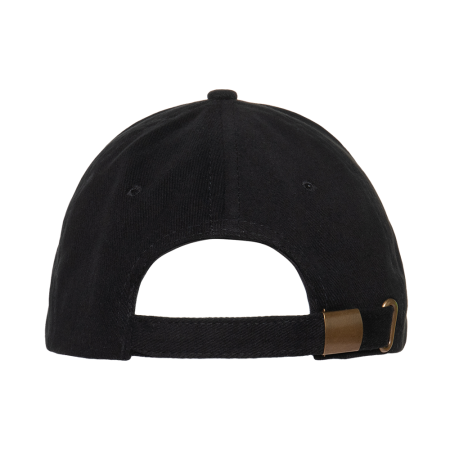 Черная бейсболка арт. 11, 5 клиньев из 100% хлопка, 280 гр/м2, оптом | Мерч, униформа и текстиль для бизнеса  photo-4