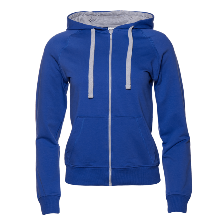 Женская синяя толстовка STAN арт. 61W, футер без начеса, 92% хлопок 8% эластан, 260 гр/м2 | Мерч, униформа и текстиль для бизнеса photo-0