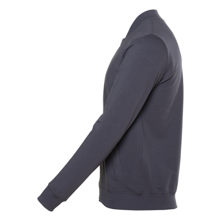 Темно-серая толстовка STAN арт. 65N на молнии, 78% хлопок, 17% полиэстер, 5% эластан, 245 гр/м2 | Мерч, униформа и текстиль для бизнеса photo-1