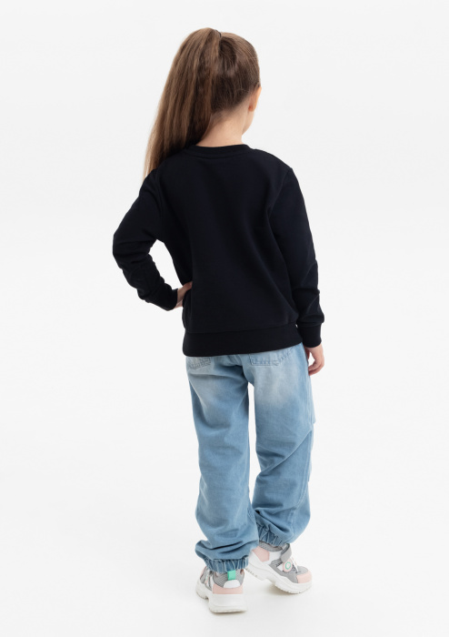 Свитшот детский STAN футер без начеса 260, 63J, Чёрный (20) | Мерч, униформа и текстиль для бизнеса фото-4