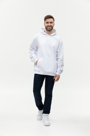 Худи унисекс STAN футер без начёса 260, 23, Белый (10) | Мерч, униформа и текстиль для бизнеса photo-6