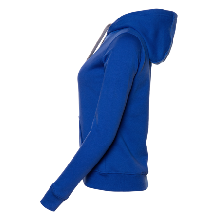 Женская синяя толстовка STAN арт. 17W, футер с начесом, 60% хлопок 40% полиэстер, 280 гр/м2 — оптом | Мерч, униформа и текстиль для бизнеса photo-2