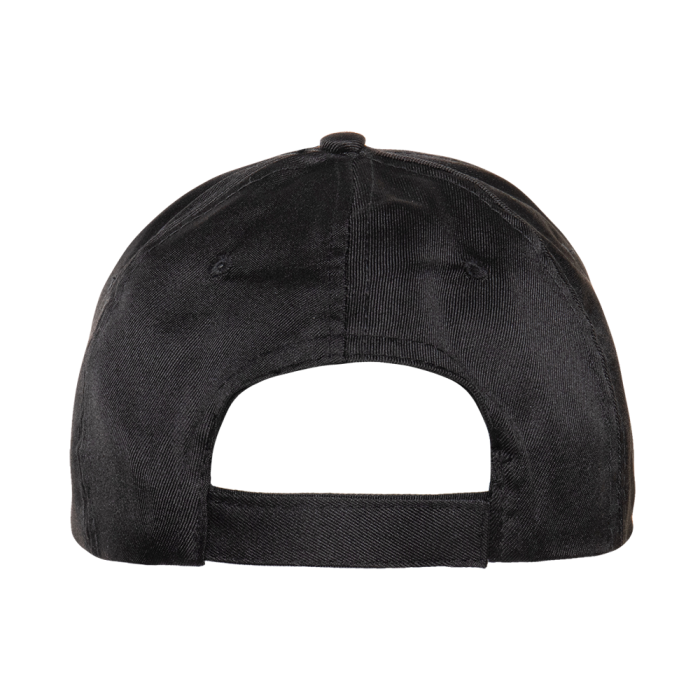 Черная бейсболка арт. 10P, 5 клиньев из 100% полиэстера, 150 гр/м2 – оптом фото-4