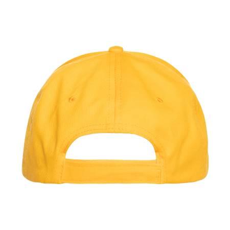 Желтая бейсболка арт. 10L, 5 клиньев из 100% хлопка, 150 гр/м2, оптом | Мерч, униформа и текстиль для бизнеса  photo-4