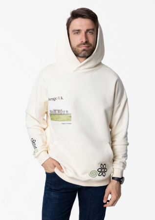 Худи унисекс STAN оверсайз футер без начёса 350, 66, Молочный (11) | Мерч, униформа и текстиль для бизнеса photo-26