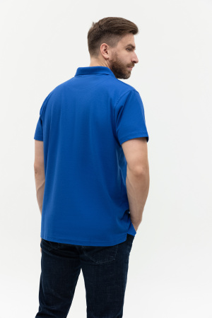 Рубашка поло мужская  STAN хлопок/полиэстер 185, 04, Синий (16) photo-6
