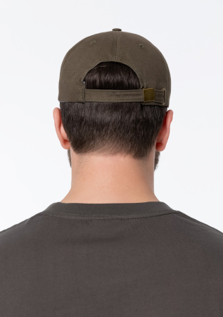Оливковый хаки бейсболка арт. 12, 5 клиньев из 100% хлопка, 260 гр/м2, оптом | Мерч, униформа и текстиль для бизнеса  photo-7