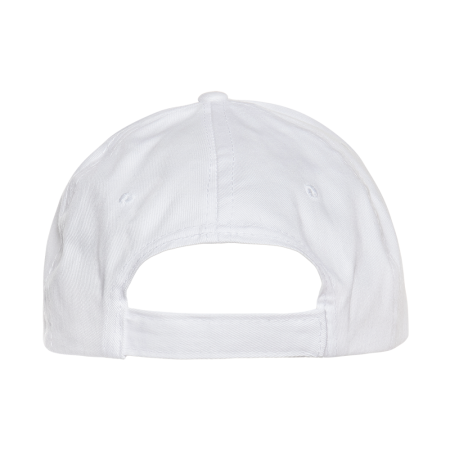 Белая бейсболка арт. 10L, 5 клиньев из 100% хлопка, 150 гр/м2, оптом | Мерч, униформа и текстиль для бизнеса  photo-4