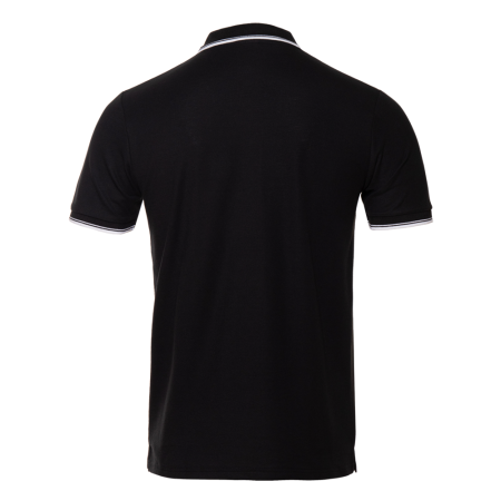 Рубашка поло мужская STAN с окантовкой хлопок/полиэстер 185, 04T, Чёрный (20) | Мерч, униформа и текстиль для бизнеса photo-1