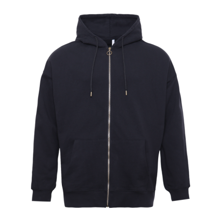 Толстовка  ОNE SIZE, с капюшоном на молнии футер без начёса 350, 72, Черный (20) | Мерч, униформа и текстиль для бизнеса photo-0