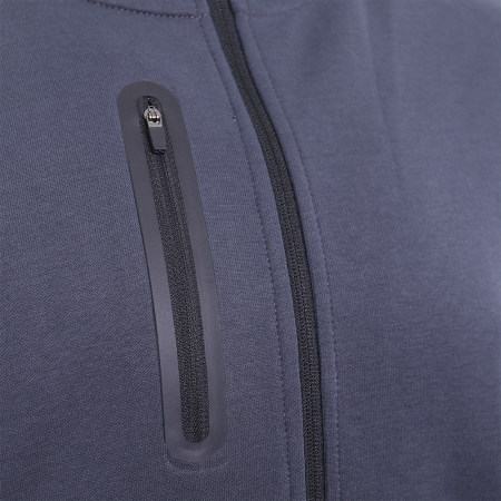 Толстовка  с капюшоном на молнии И24, Графитовый (202) photo-2