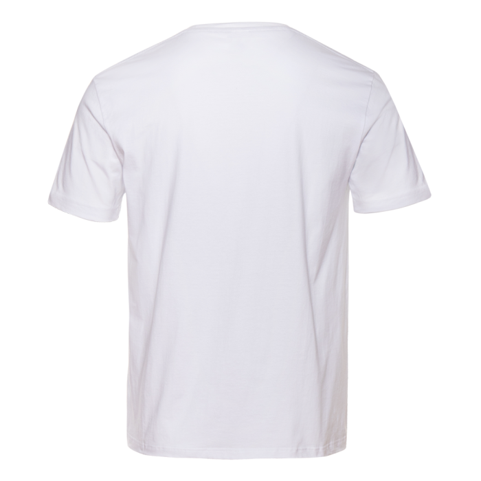 Белая футболка арт. 02 прямого кроя из 100% хлопка, 160 гр/м2, оптом | Мерч, униформа и текстиль для бизнеса  фото-1