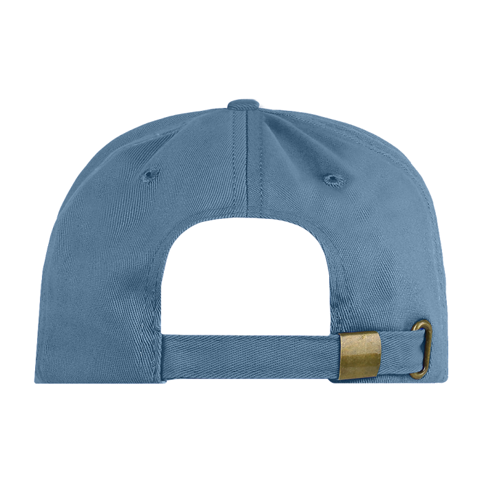 Голубая бейсболка арт. 12, 5 клиньев из 100% хлопка, 260 гр/м2, оптом | Мерч, униформа и текстиль для бизнеса  фото-3