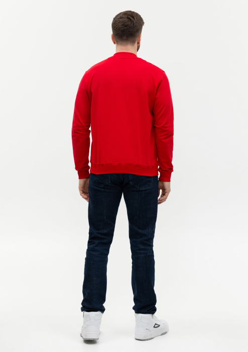 Красная толстовка STAN арт. 65N на молнии, 78% хлопок, 17% полиэстер, 5% эластан, 245 гр/м2 | Мерч, униформа и текстиль для бизнеса фото-3