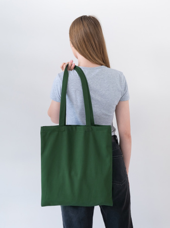 Сумка шопер STAN хлопок 38*42, 220, 200, Т-зелёный (130) photo-3