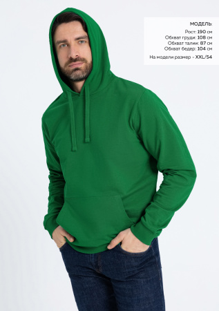 Худи унисекс STAN футер без начёса 260, 23, Зелёный (30) | Мерч, униформа и текстиль для бизнеса photo-3