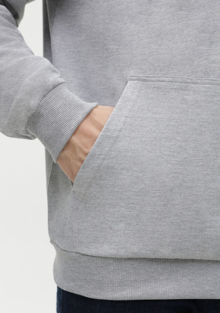 Худи унисекс STAN футер без начёса 260, 23, Серый меланж (50) | Мерч, униформа и текстиль для бизнеса photo-9