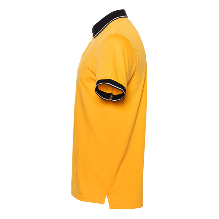 Желтая рубашка поло арт. 04C, 80% хлопок, 20% полиэстер, оптом | Мерч, униформа и текстиль для бизнеса  фото-2