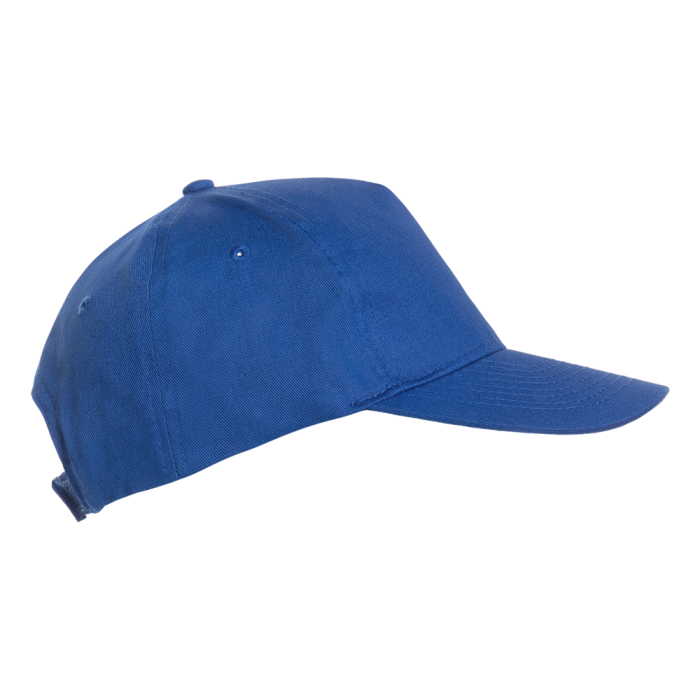 Синяя бейсболка арт. 10L, 5 клиньев из 100% хлопка, 150 гр/м2, оптом | Мерч, униформа и текстиль для бизнеса  фото-1