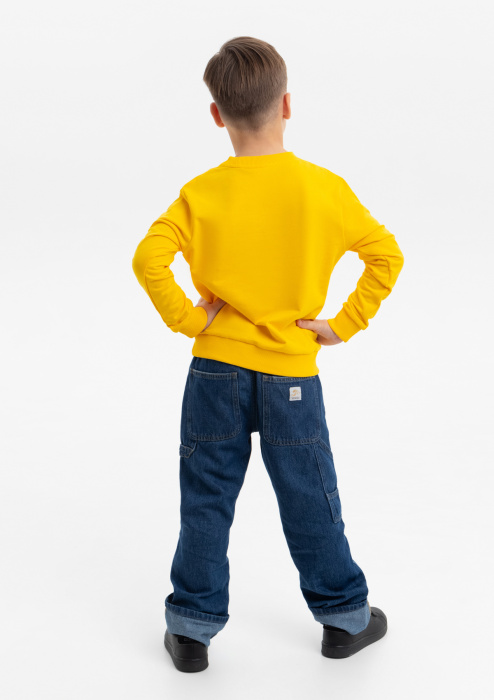 Свитшот детский STAN футер без начёса, 260, 63J, Желтый (12) | Мерч, униформа и текстиль для бизнеса фото-4