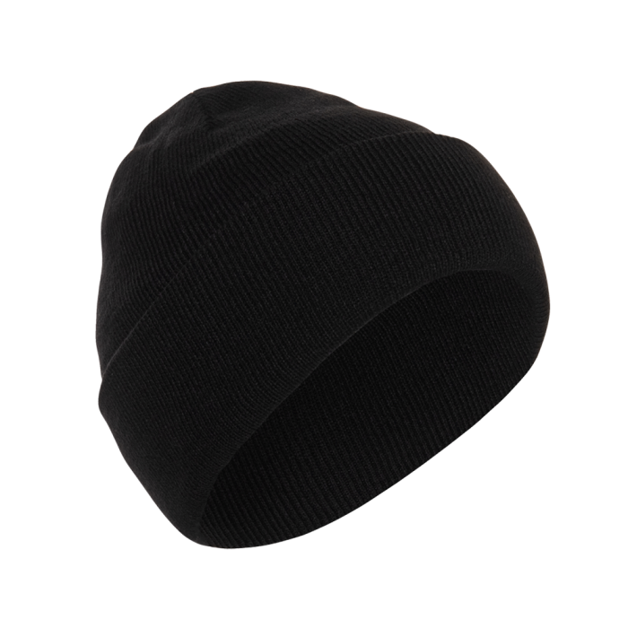 Черная шапка арт. 115 из 100% акрила, 300 гр/м2, оптом | Мерч, униформа и текстиль для бизнеса  фото-0