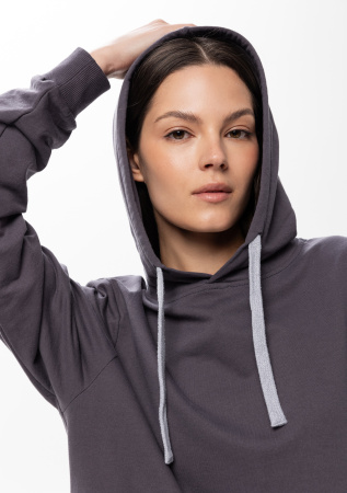 Худи унисекс STAN футер без начёса 260, 23, Темно-серый (100)  | Мерч, униформа и текстиль для бизнеса photo-16