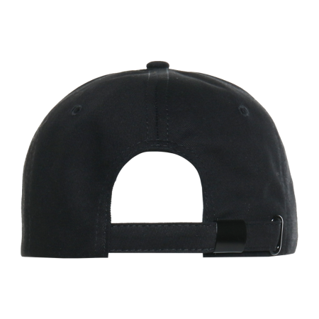 Черная бейсболка арт. 07, 6 клиньев из 100% хлопка, 280 гр/м2, оптом | Мерч, униформа и текстиль для бизнеса  photo-4