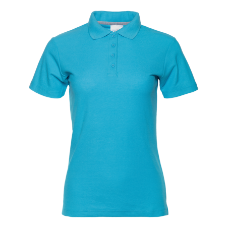 Рубашка поло женская STAN хлопок/полиэстер 185, 04WL, Бирюзовый (32) | Мерч, униформа и текстиль для бизнеса photo-0