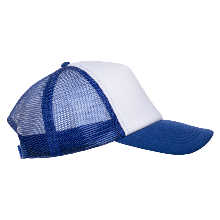 Синяя бейсболка с сеткой, оптом | Мерч, униформа и текстиль для бизнеса фото-3