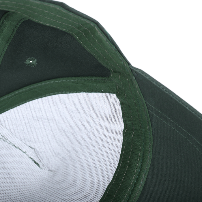 Темно-зеленая бейсболка 5 клиньев из 100% хлопка, оптом | Мерч, униформа и текстиль для бизнеса  фото-3