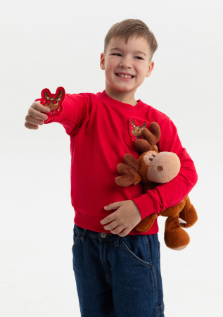 Свитшот детский STAN футер без начёса, 260, 63J, Красный (14) | Мерч, униформа и текстиль для бизнеса photo-18