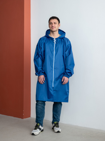 Белый однотонный дождевик арт. 305, Taffeta 190 T PU (100% полиэстер) | Мерч, униформа и текстиль для бизнеса photo-5