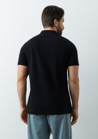 Рубашка поло унисекс STAN хлопок/полиэстер 185, 104, Чёрный (20) | Мерч, униформа и текстиль для бизнеса photo-4