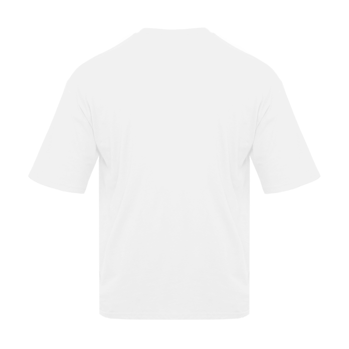 Белая футболка арт. 39 оверсайз кроя, из 100% хлопка, 140 гр/м2, оптом | Мерч, униформа и текстиль для бизнеса   фото-3