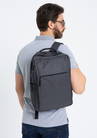 Серый рюкзак арт. 151, 100% полиэстер, оптом | Мерч, униформа и текстиль для бизнеса photo-8