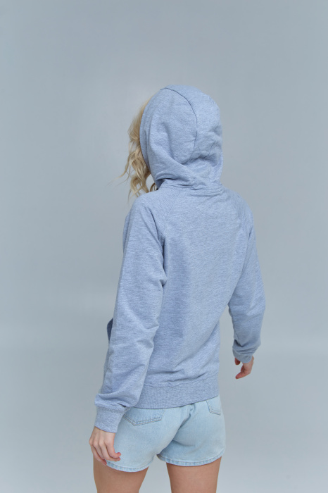 Женская черная толстовка STAN арт. 61W, футер без начеса, 92% хлопок 8% эластан, 260 гр/м2 | Мерч, униформа и текстиль для бизнеса фото-4