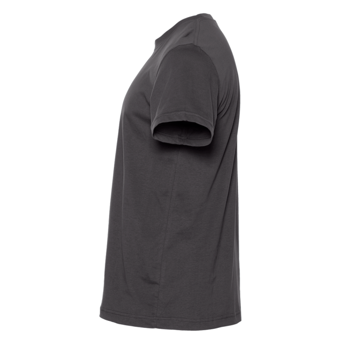 Тёмно-серая футболка арт. 51 прямого кроя из 100% хлопка, 150 гр/м2, оптом | Мерч, униформа и текстиль для бизнеса  фото-1