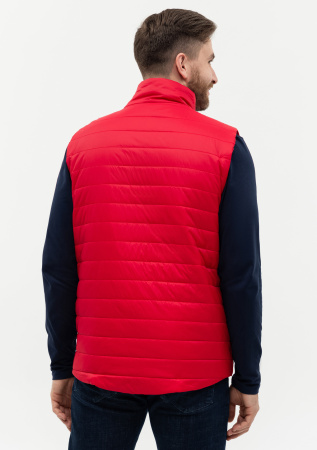 Красный ультралёгкий жилет арт. 87, 100% нейлон, оптом | Мерч, униформа и текстиль для бизнеса photo-6
