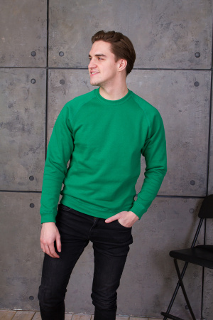 Свитшот унисекс STAN  футер с начёсом 260, 53, Зелёный (30) | Мерч, униформа и текстиль для бизнеса photo-3