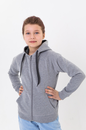 Детская синяя толстовка STAN арт. 17J, футер с начесом, 60% хлопок 40% полиэстер, 280 гр/м2 | Мерч, униформа и текстиль для бизнеса photo-3