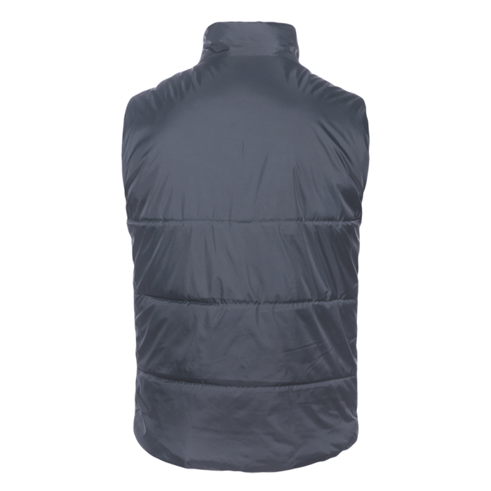 Графитовый однотонный утепленный жилет арт. 84, 100% нейлон, оптом | Мерч, униформа и текстиль для бизнеса фото-1