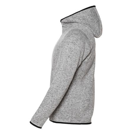 Светло-серая толстовка STAN арт. 67 на молнии, вязаный флис 100% полиэстер, 320 гр/м2 | Мерч, униформа и текстиль для бизнеса photo-2