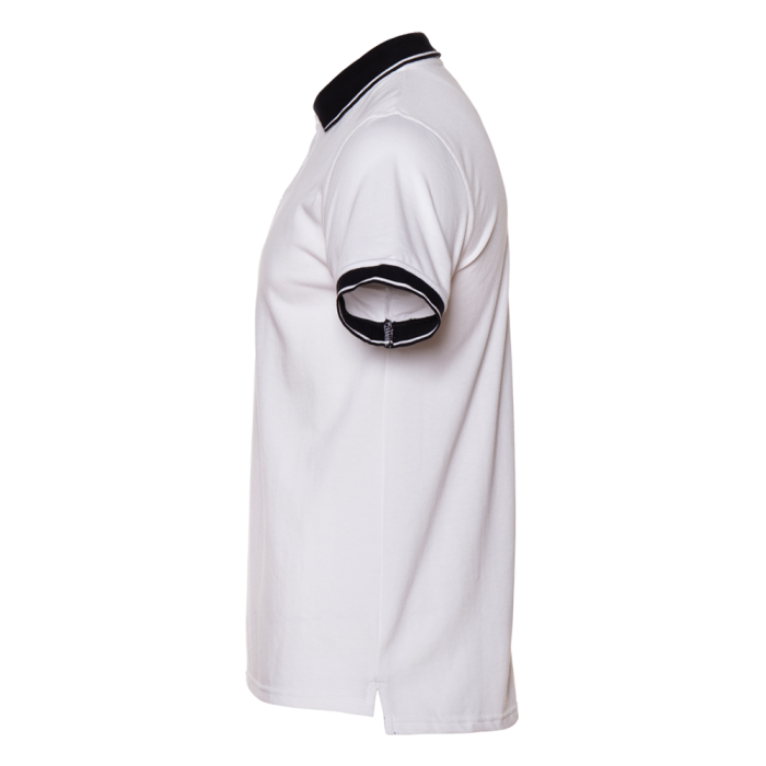 Белая рубашка поло арт. 04C, 80% хлопок, 20% полиэстер, оптом | Мерч, униформа и текстиль для бизнеса  фото-2