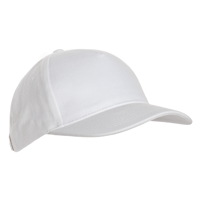 Белая бейсболка арт. 11, 5 клиньев из 100% хлопка, 280 гр/м2, оптом | Мерч, униформа и текстиль для бизнеса  фото-0