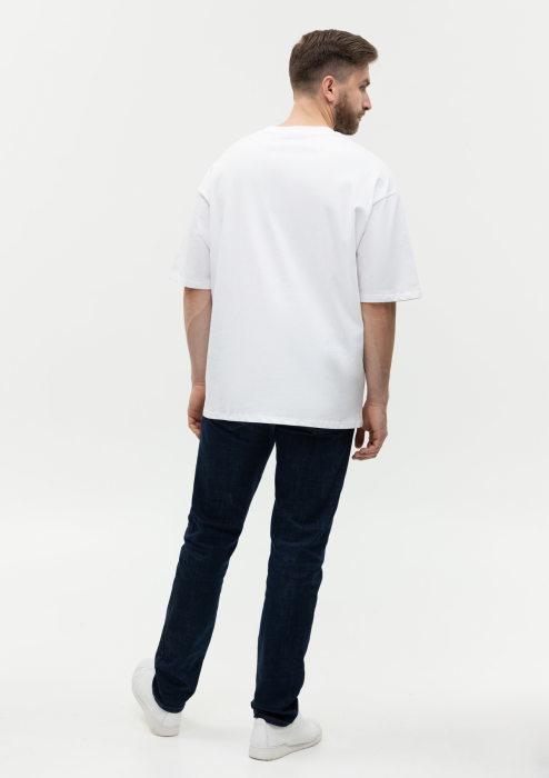 Футболка унисекс оверсайз STAN хлопок  260, 156, Белый (10)  фото-4