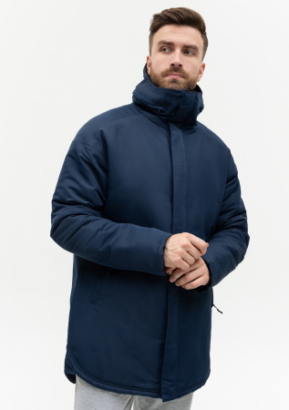 Темно-синяя однотонная куртка арт. 73, 100% полиэстер с водоотталкивающей пропиткой, оптом | Мерч, униформа и текстиль для бизнеса photo-11